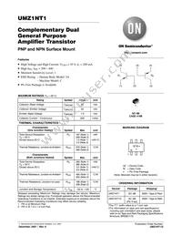 UMZ1NT1 Datasheet Cover