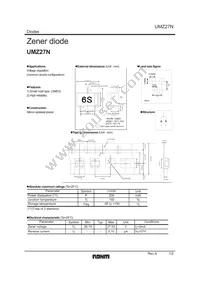 UMZ27NT106 Datasheet Cover