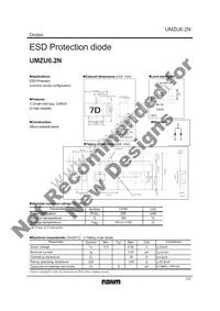 UMZU6.2NT106 Datasheet Cover