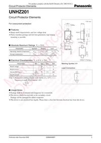 UNHZ20100L Datasheet Cover