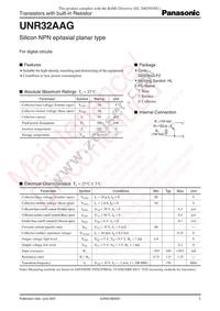 UNR32AAG0L Datasheet Cover