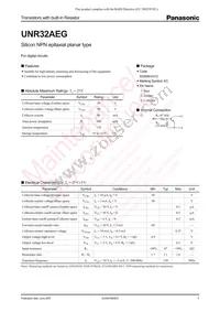 UNR32AEG0L Datasheet Cover