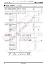 UNR411H00A Datasheet Page 2