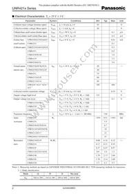 UNR421L00A Datasheet Page 2