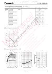 UNR521WG0L Datasheet Page 3