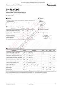 UNR52AEG0L Datasheet Cover