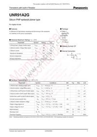 UNR91A2G0L Datasheet Cover