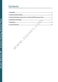 UOLED-160G2-AR Datasheet Page 2