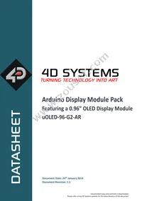 UOLED-96G2-AR Datasheet Cover