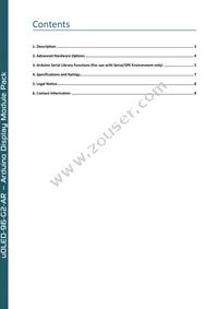 UOLED-96G2-AR Datasheet Page 2