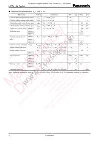 UP0411300L Datasheet Page 2