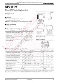 UP0411M00L Datasheet Cover