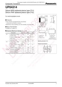 UP0431400L Datasheet Cover
