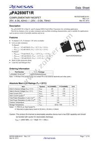 UPA2690T1R-E2-AX Datasheet Cover