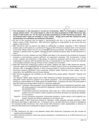 UPA2714GR(0)-E1-A Datasheet Page 10