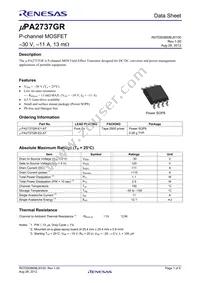 UPA2737GR-E1-AT Datasheet Cover