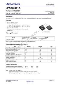 UPA2739T1A-E2-AY Datasheet Cover