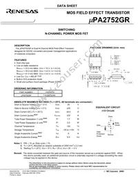 UPA2752GR-E1-AT Datasheet Page 3