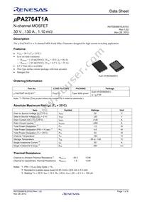 UPA2764T1A-E2-AY Datasheet Cover