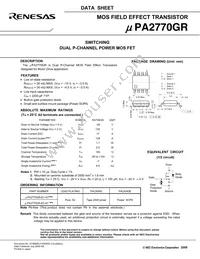 UPA2770GR(0)-E1-AY Datasheet Page 3
