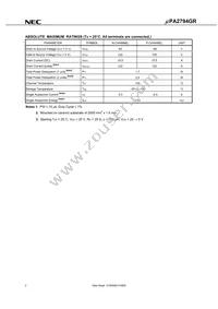 UPA2794GR(0)-E1-AZ Datasheet Page 4