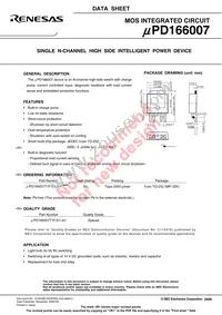 UPD166007T1F-E1-AY Datasheet Page 3