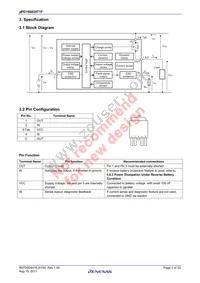 UPD166020T1F-E1-AY Datasheet Page 2