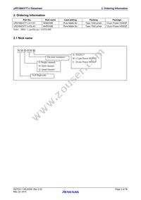 UPD166037T1J-E1-AY Datasheet Page 2