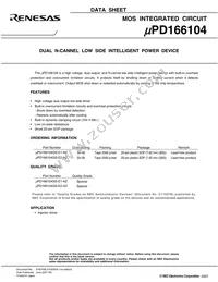 UPD166104GS-E1-AZ Datasheet Page 3