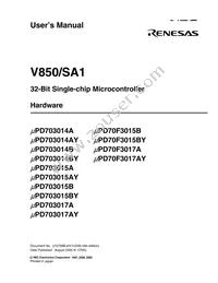 UPD70F3017AYF1-EA6-A Datasheet Page 3