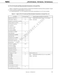 UPD70F3025AGC-33-8EU-A Datasheet Page 13