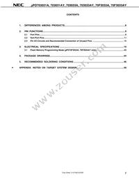 UPD70F3033AGC-8EU-A Datasheet Page 9