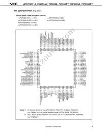 UPD70F3036HYGC-8EU-A Datasheet Page 5
