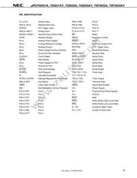 UPD70F3036HYGC-8EU-A Datasheet Page 7