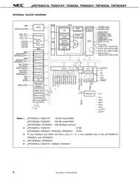 UPD70F3036HYGC-8EU-A Datasheet Page 8