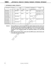 UPD70F3036HYGC-8EU-A Datasheet Page 10