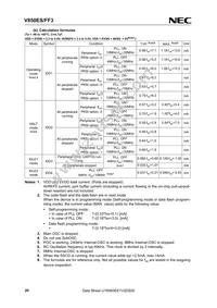 UPD70F3611M2GBA-GAH-AX Datasheet Page 20