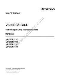 UPD70F3793GC-UEU-AX Datasheet Page 3