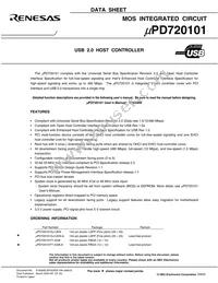 UPD720101F1-EA8-A Datasheet Page 3