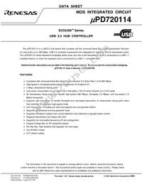 UPD720114GA-YEU-AT Datasheet Page 3