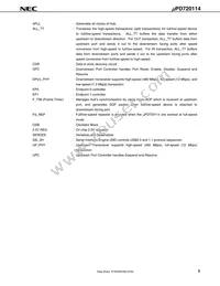 UPD720114GA-YEU-AT Datasheet Page 5