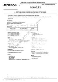 UPD78F0394GC-8EA-A Datasheet Page 3