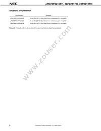 UPD78F9212FH-2A2-E1-A Datasheet Page 4