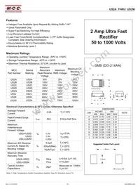 US2K-TP Datasheet Cover
