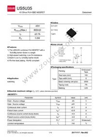 US5U35TR Datasheet Cover