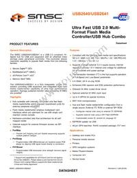 USB4640-HZH-03-TR Datasheet Cover