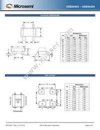 USB50405E3/TR7 Datasheet Page 4