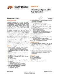 USB5534-JZX-TR Datasheet Cover