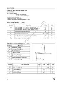 USBUF01P6 Datasheet Page 2