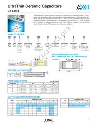 UT026D103MAC2F Datasheet Cover